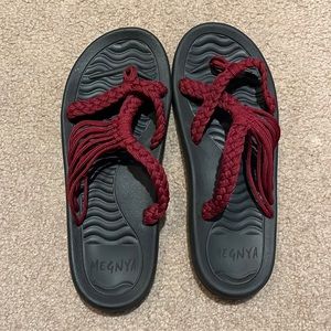 Megnya braided sandals